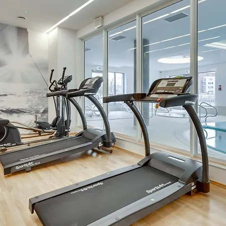 Lägenhet Waterlane Island - Riverview Pool, & Gym By Blue Mandarin Gdańsk
